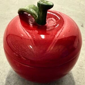 The Big (Ceramic) Apple 2 piece Candle Holder